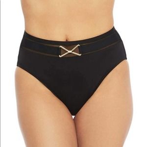 NWOT La Blanca Mesh-Merizing High Waist Bottom SZ4